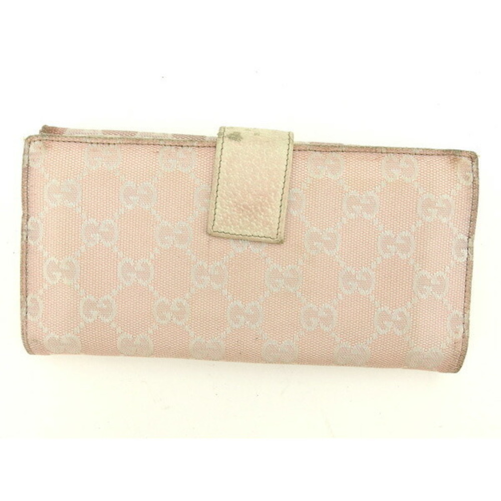 Gucci Black White Double Eclipse Leather Wallet C… - image 2